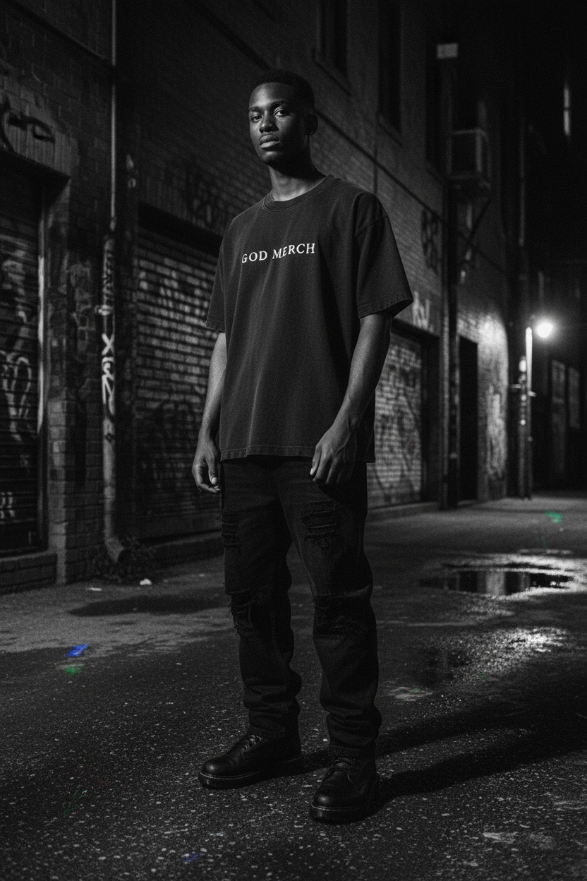 GOD MERCH OVERSIZED T-SHIRT (Copy)